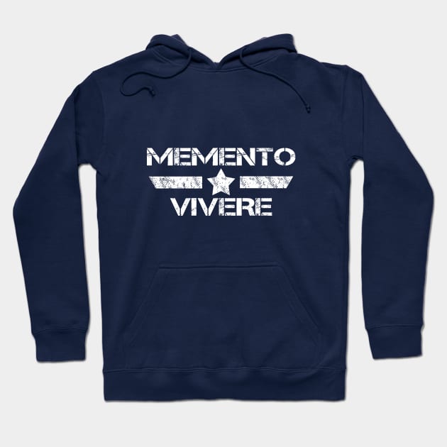 Memento vivere (remember to live) Hoodie by Sinmara